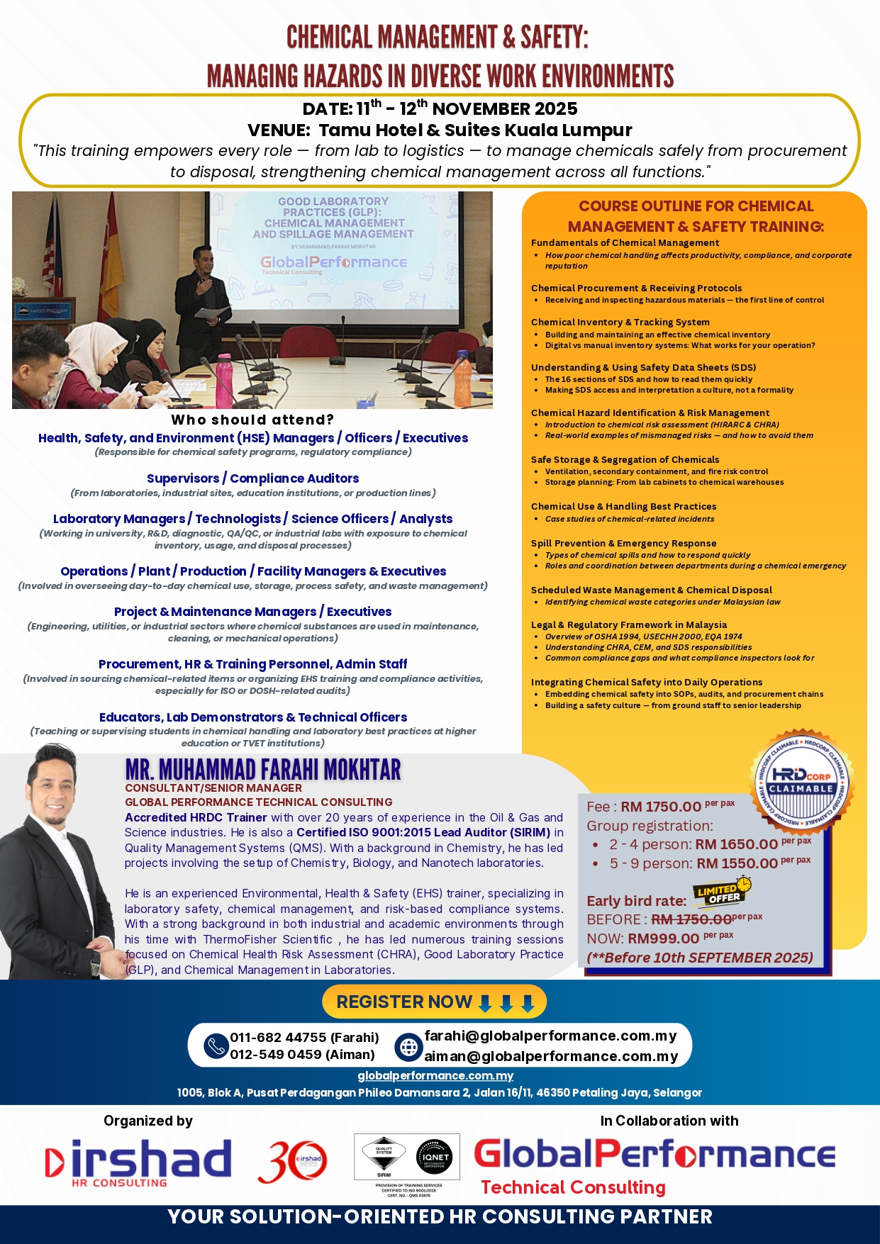 Chemical Management & Safety